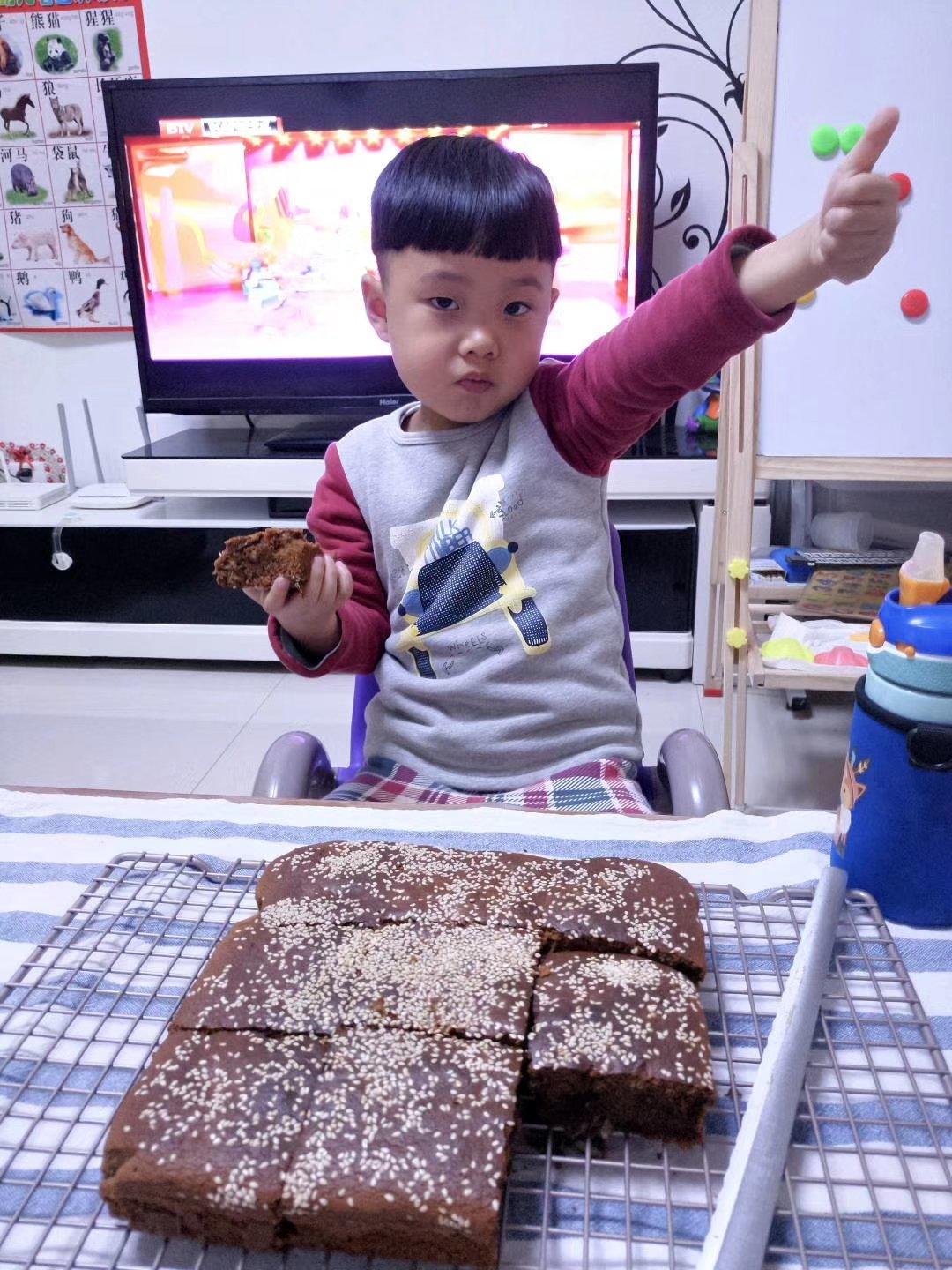 红糖枣泥核桃蛋糕