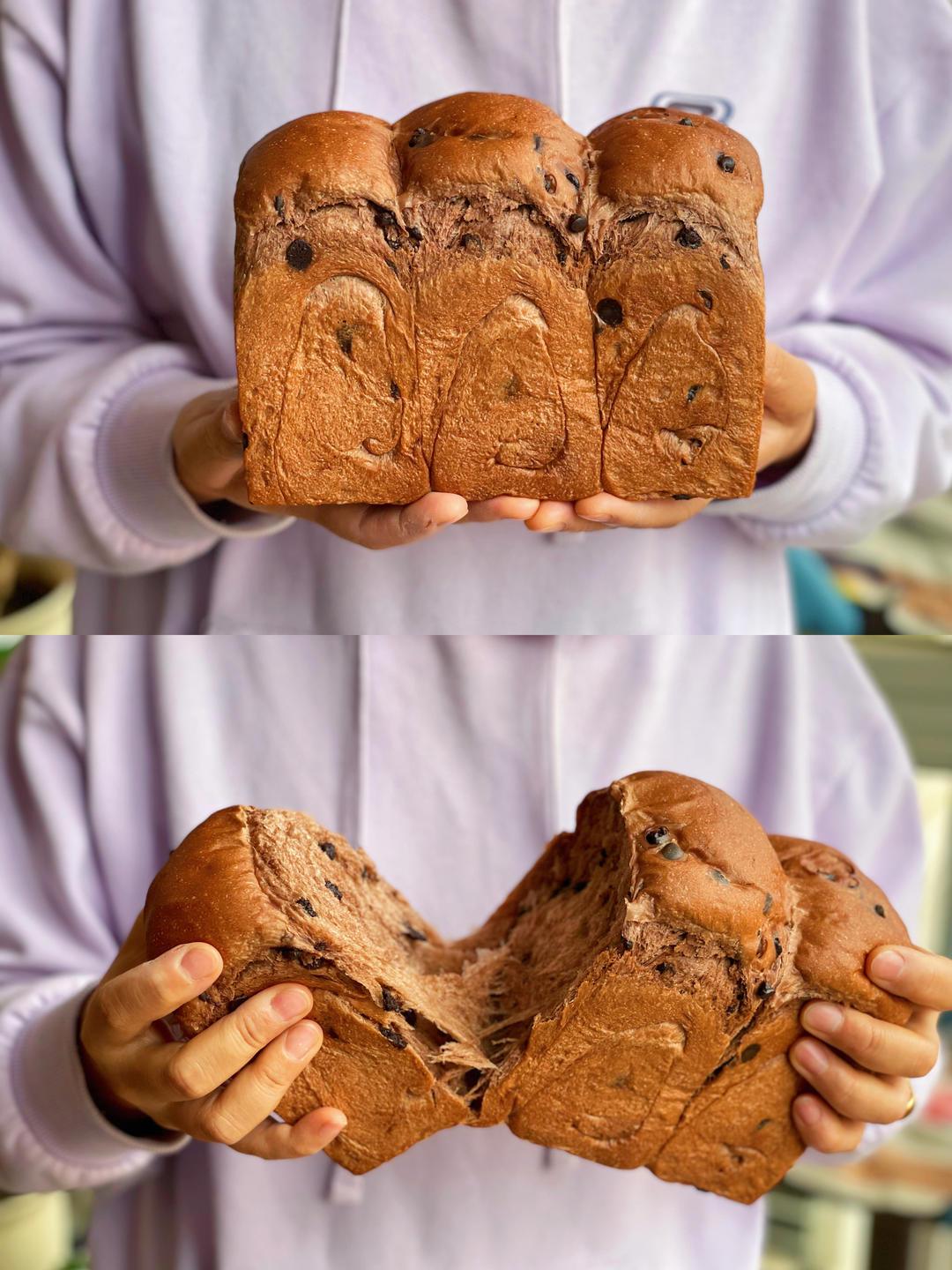 巨~巨好吃的巧克力奶油吐司