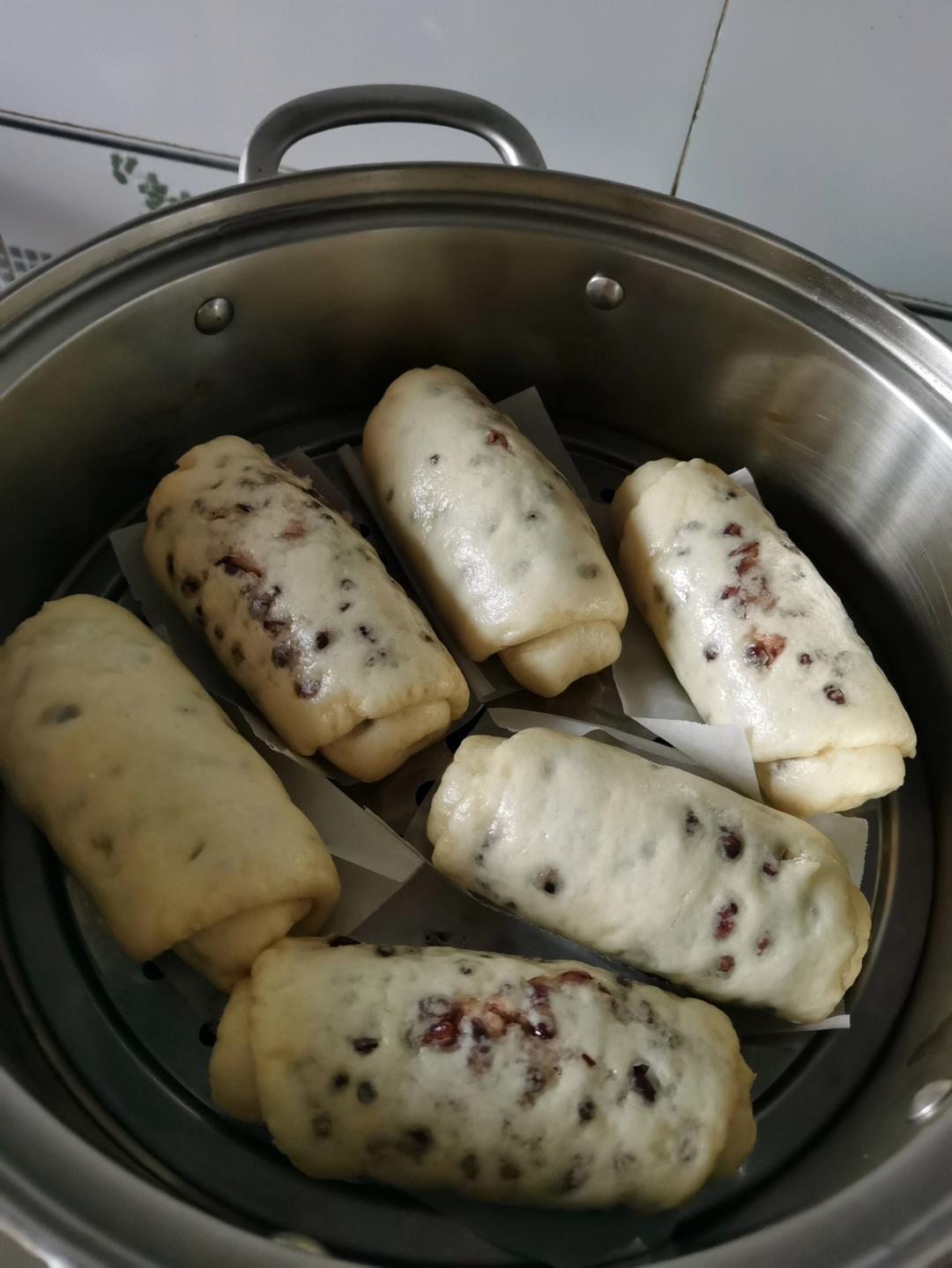 蜜豆卷馒头