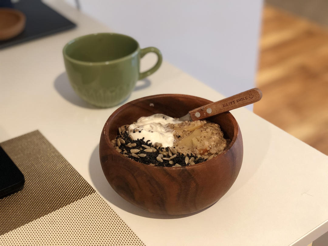 美式🍎肉桂苹果派风味燕麦粥