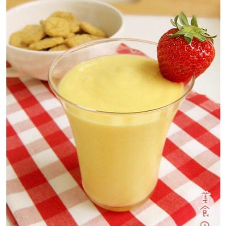 童年乐记忆做的芒果奶昔