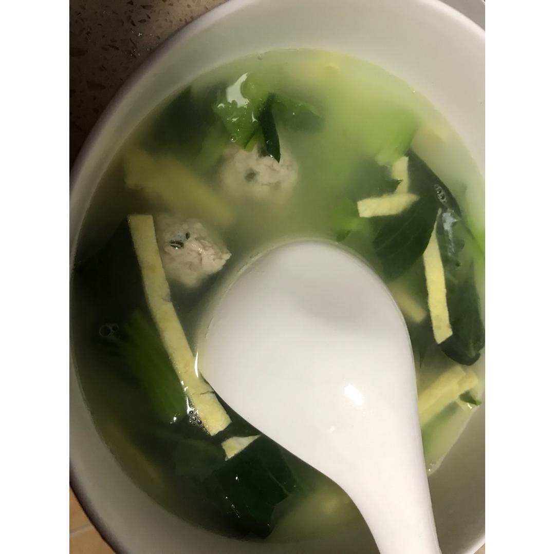 手工肉丸汤