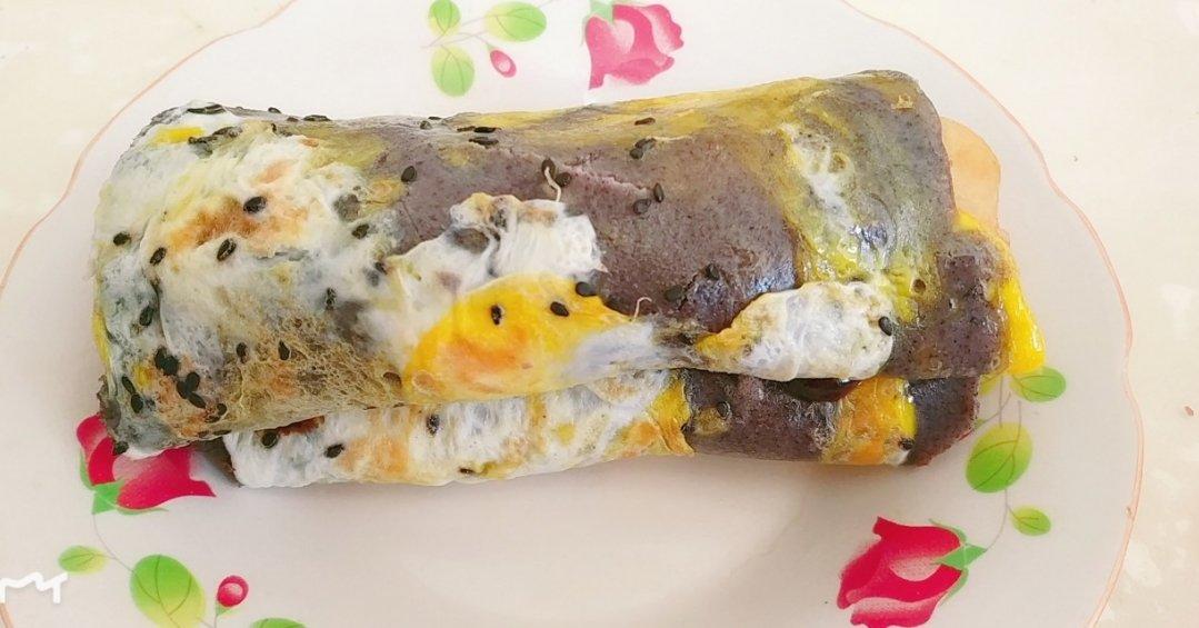 绿豆面煎饼果子(电饼铛)