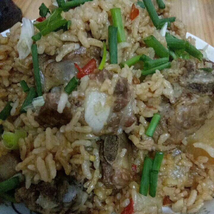 土豆焖排骨饭