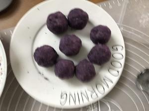 酸奶桂花紫薯糍粑的做法 步骤8