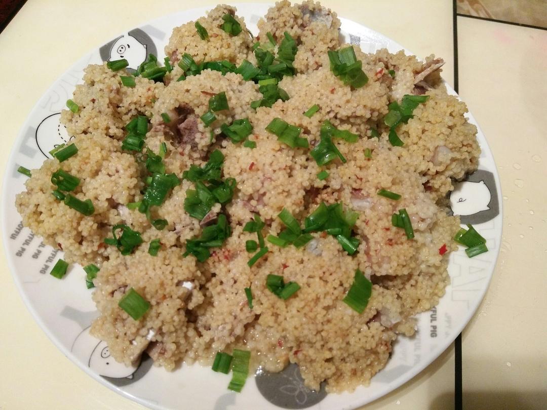 小米蒸排骨