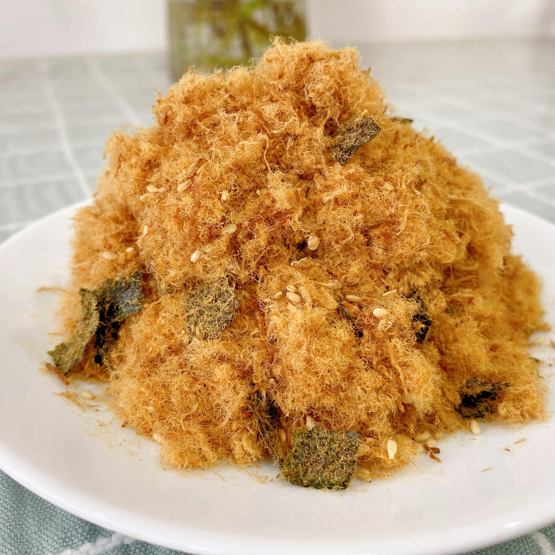 超详细的🔥自制零添加海苔肉松
