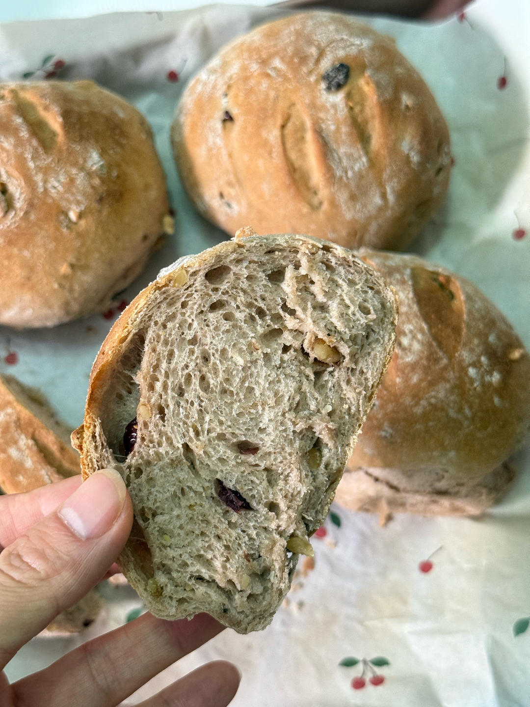 山姆同款无糖全麦坚果果干欧包，天天吃都不腻！