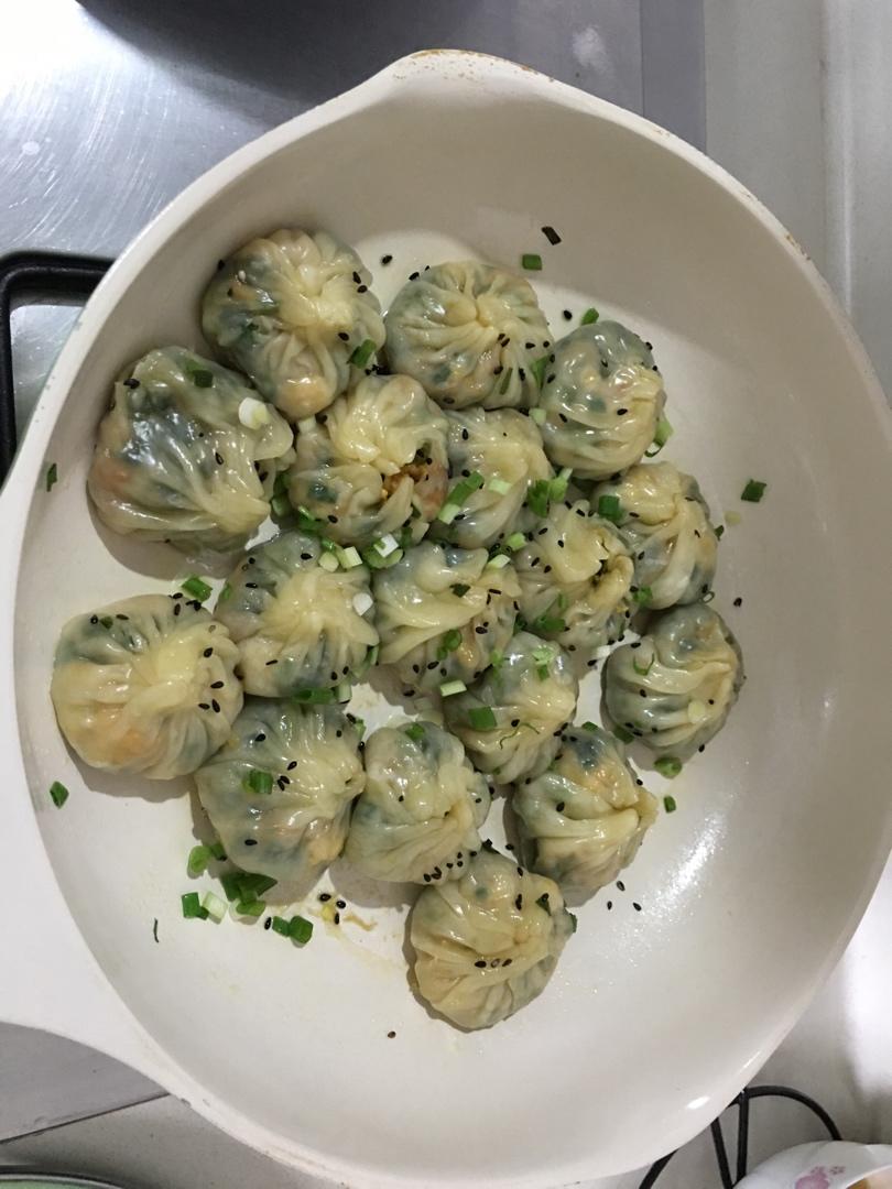 网红【水晶水煎包】一次就成功！