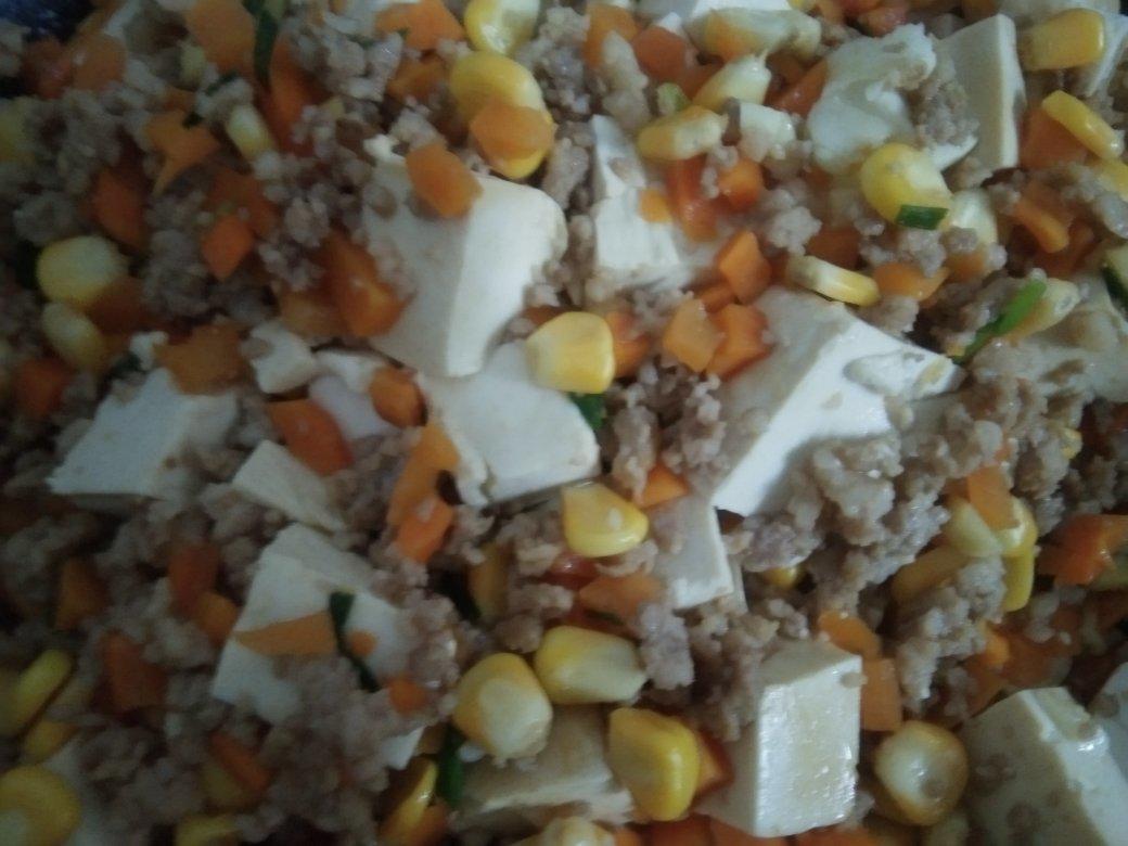 蒜香肉末烧豆腐