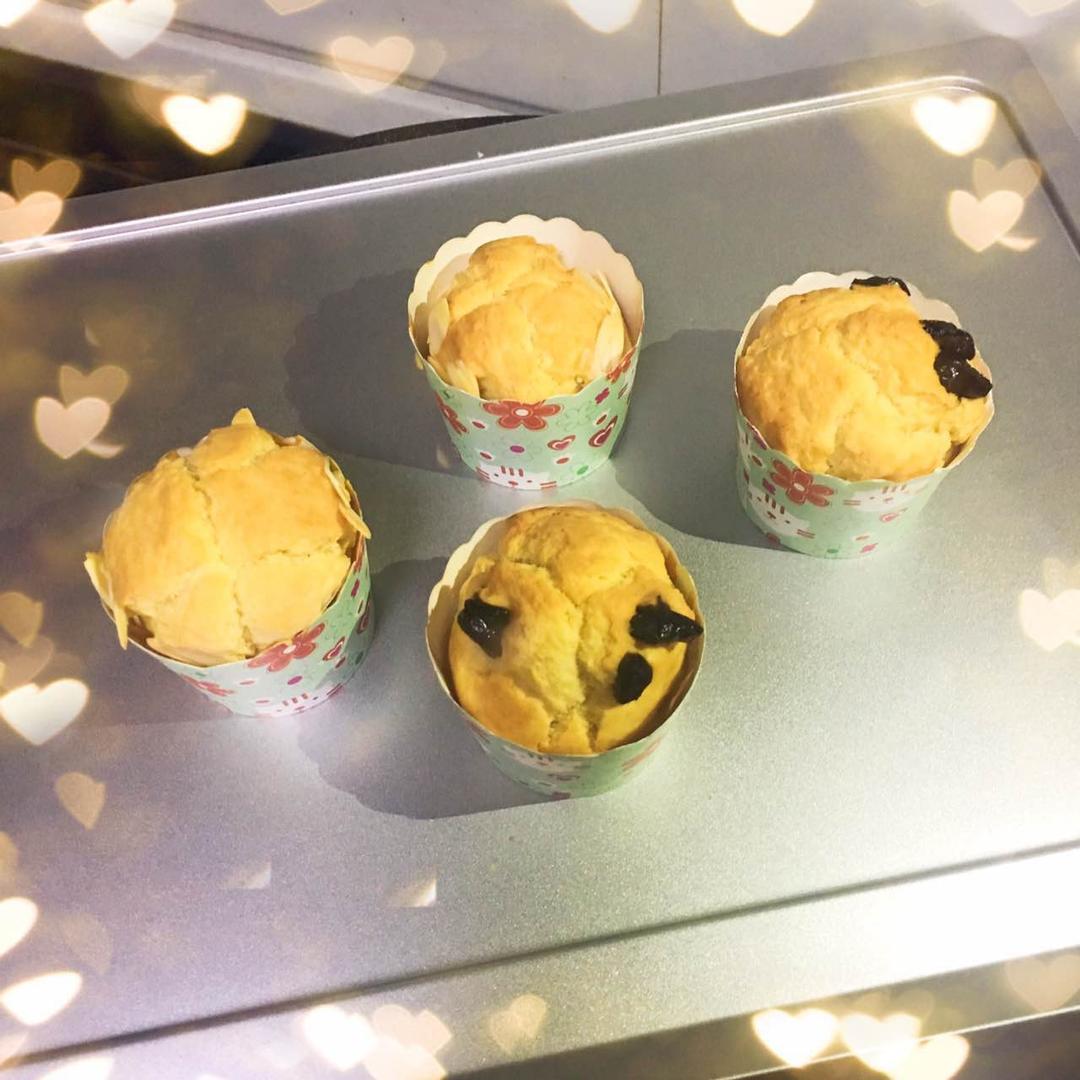 少女心的香蕉蔓越莓玛芬