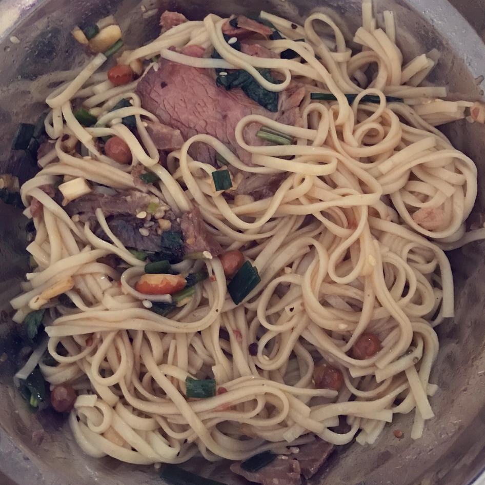 快手减脂餐❗️爆好吃的凉拌鸡丝荞麦面