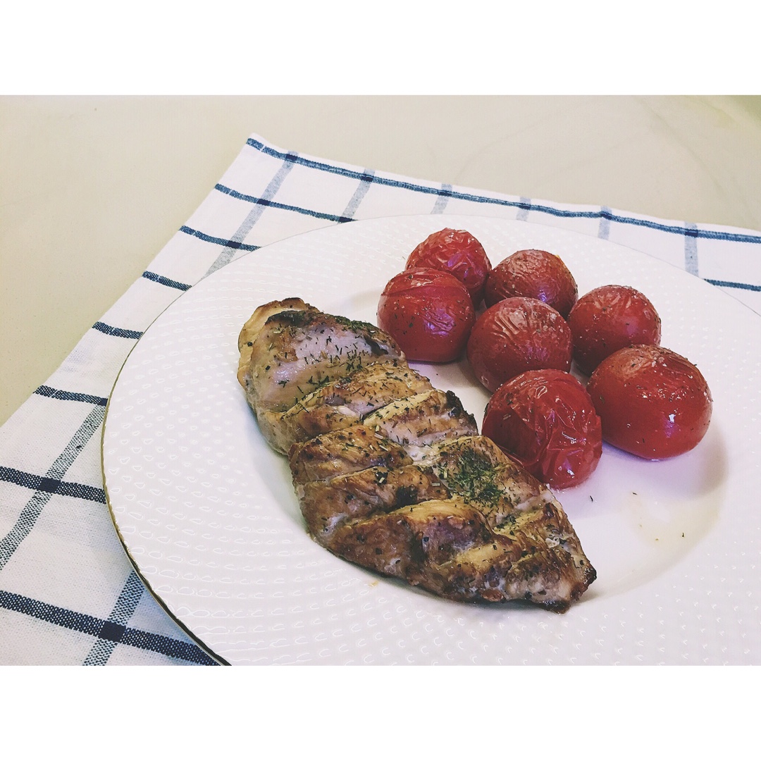 简易烤鸡胸条