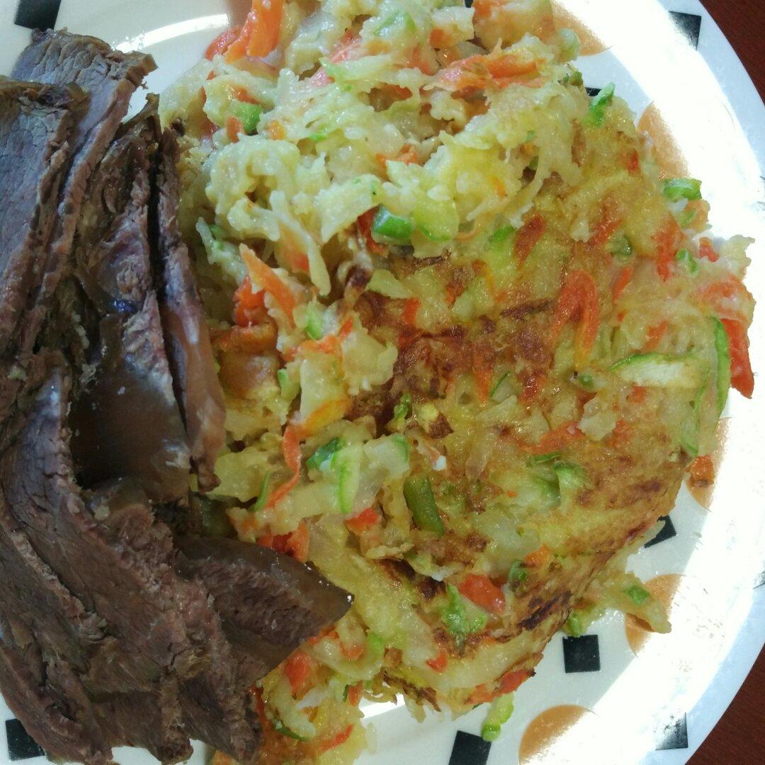 随心所欲土豆丝饼