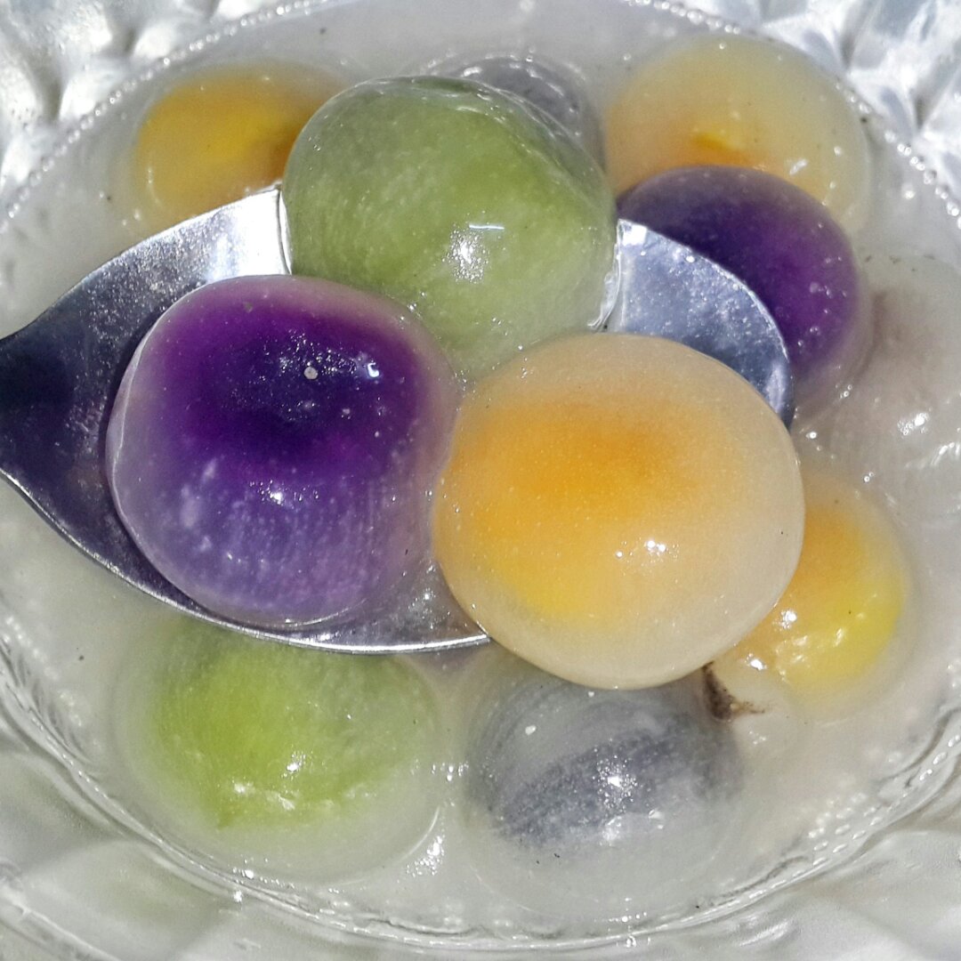 热爱生活的巨蟹做的樱花汤圆浪漫樱花水晶汤圆