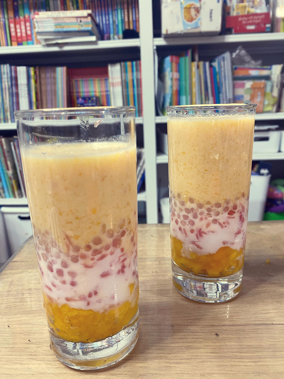 椰浆芒果西米露（杨枝甘露），终于做出饮品店一样好喝的味道了！真简单！图文详解