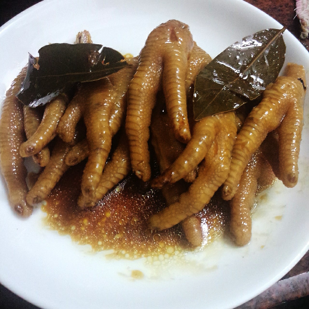 香辣卤鸡爪