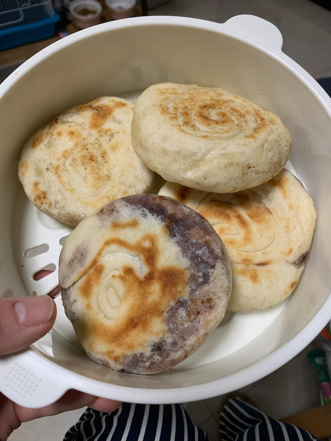 椒盐发面烧饼