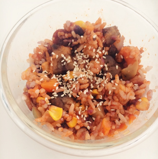 韩式香肠土豆焖饭