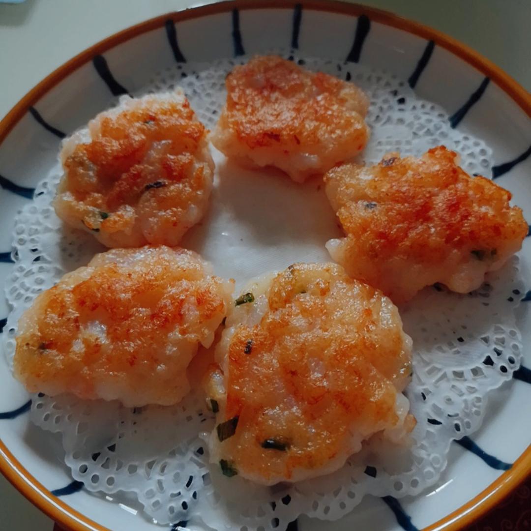 自制虾饼