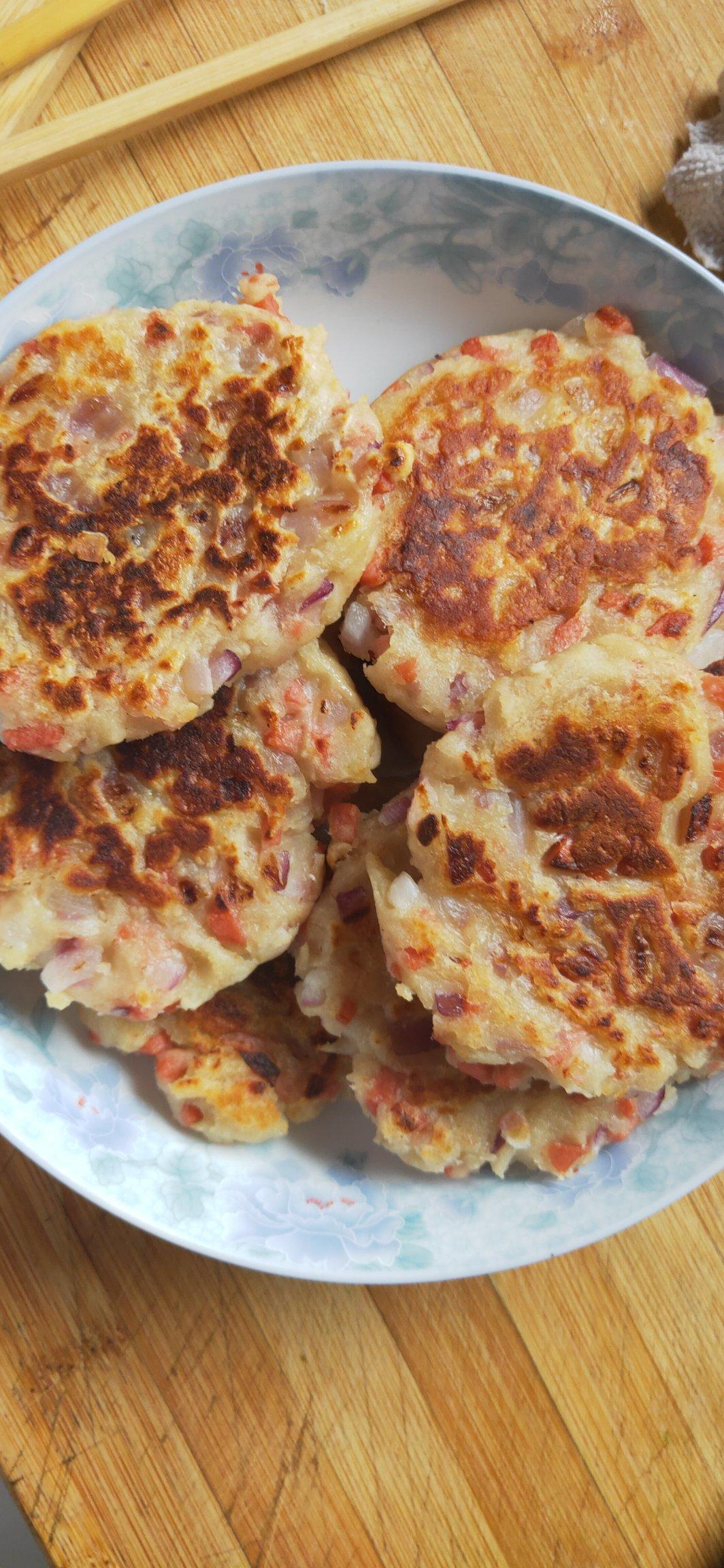 【土豆泥早餐饼】的做法