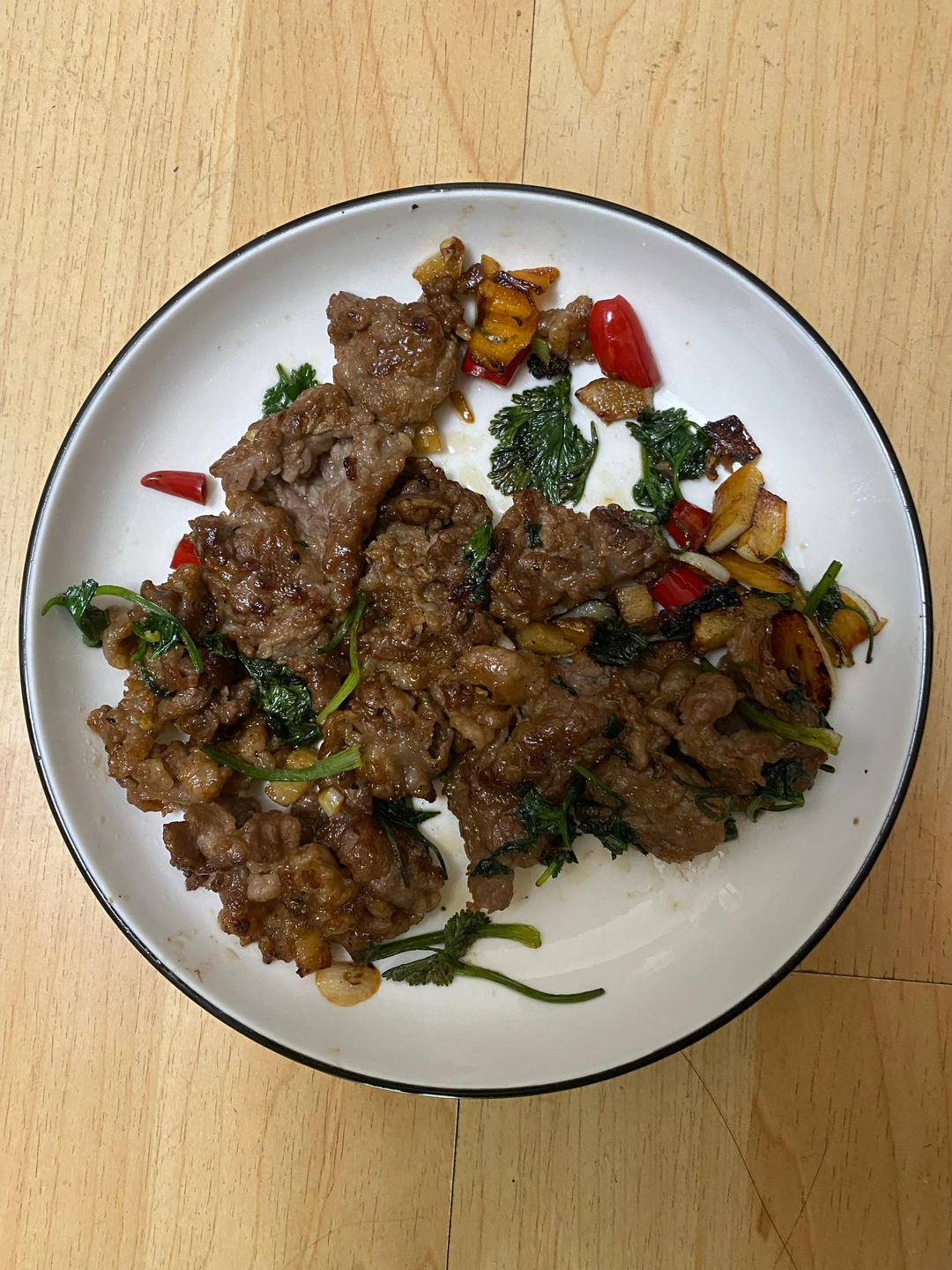 香菜牛肉