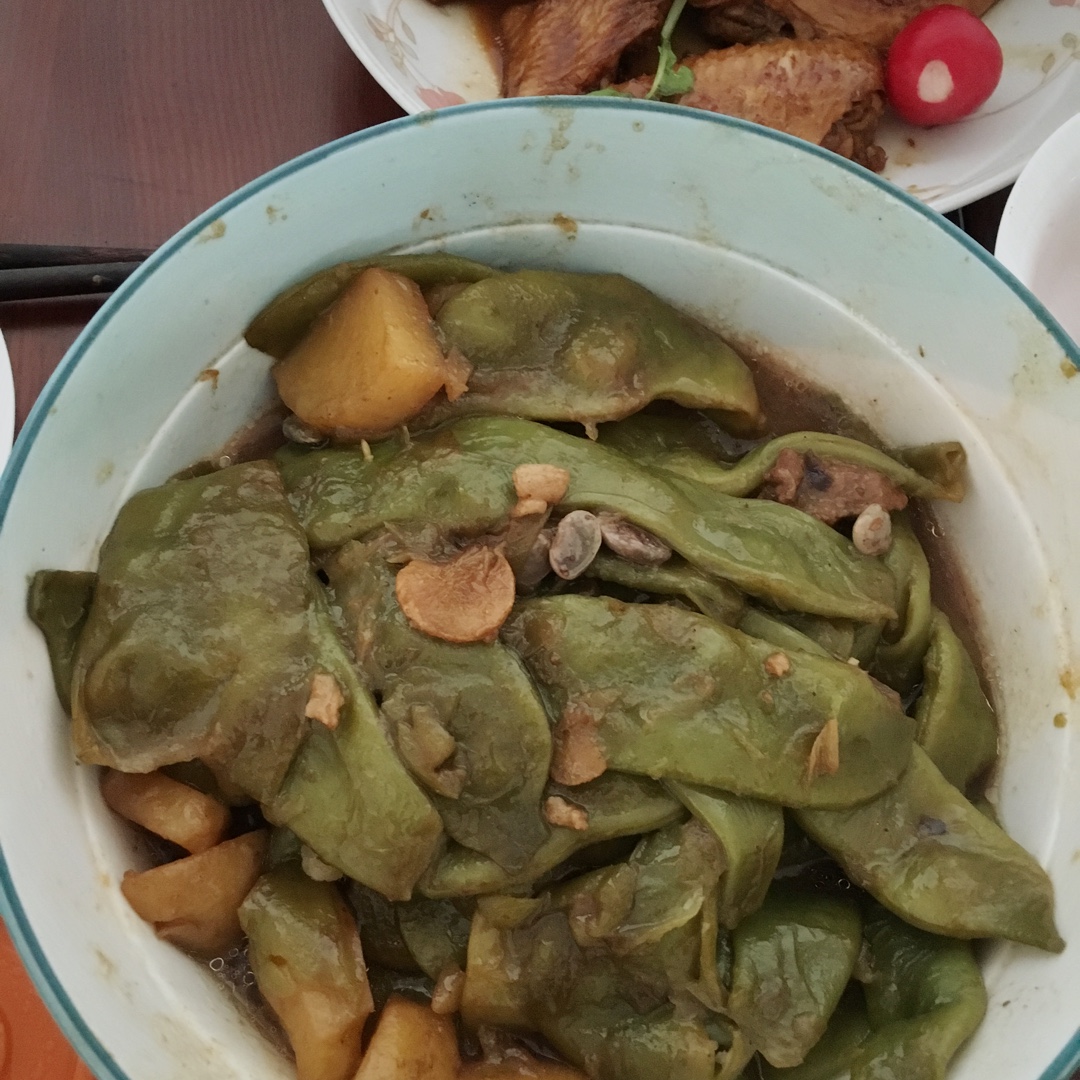 土豆炖豆角