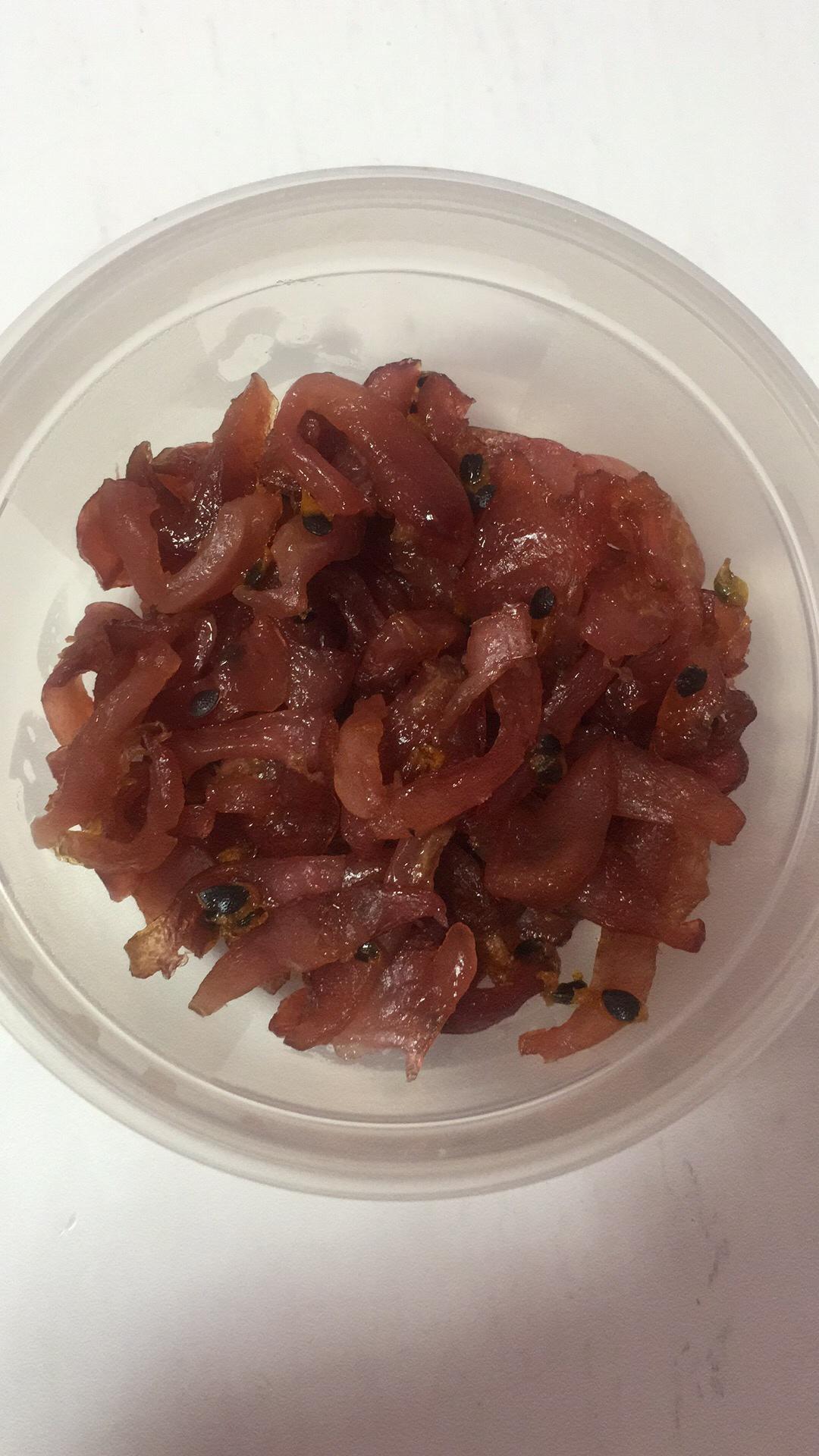 自制百香果果肉干