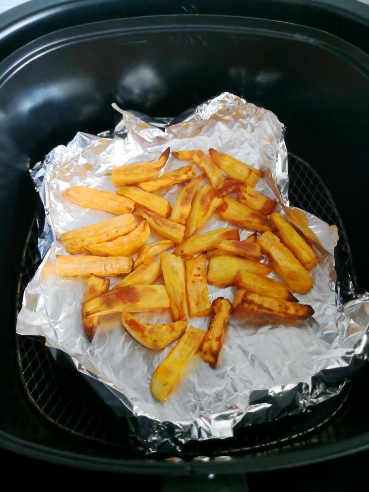 空气炸锅自制薯条（地瓜）