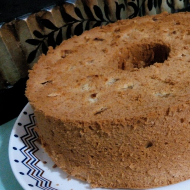 焦糖苹果肉桂戚风蛋糕【Apple Caramel Cinnamon Chiffon Cake】
