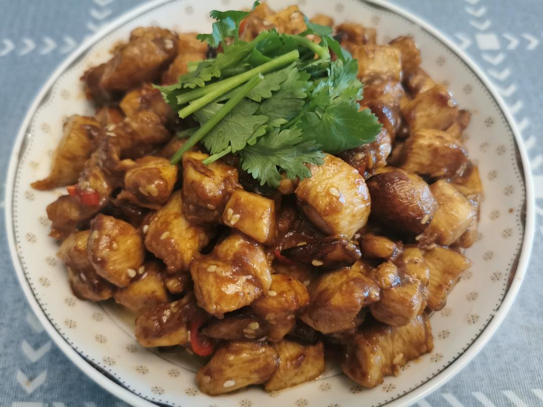 孜然蒜香鸡胸肉