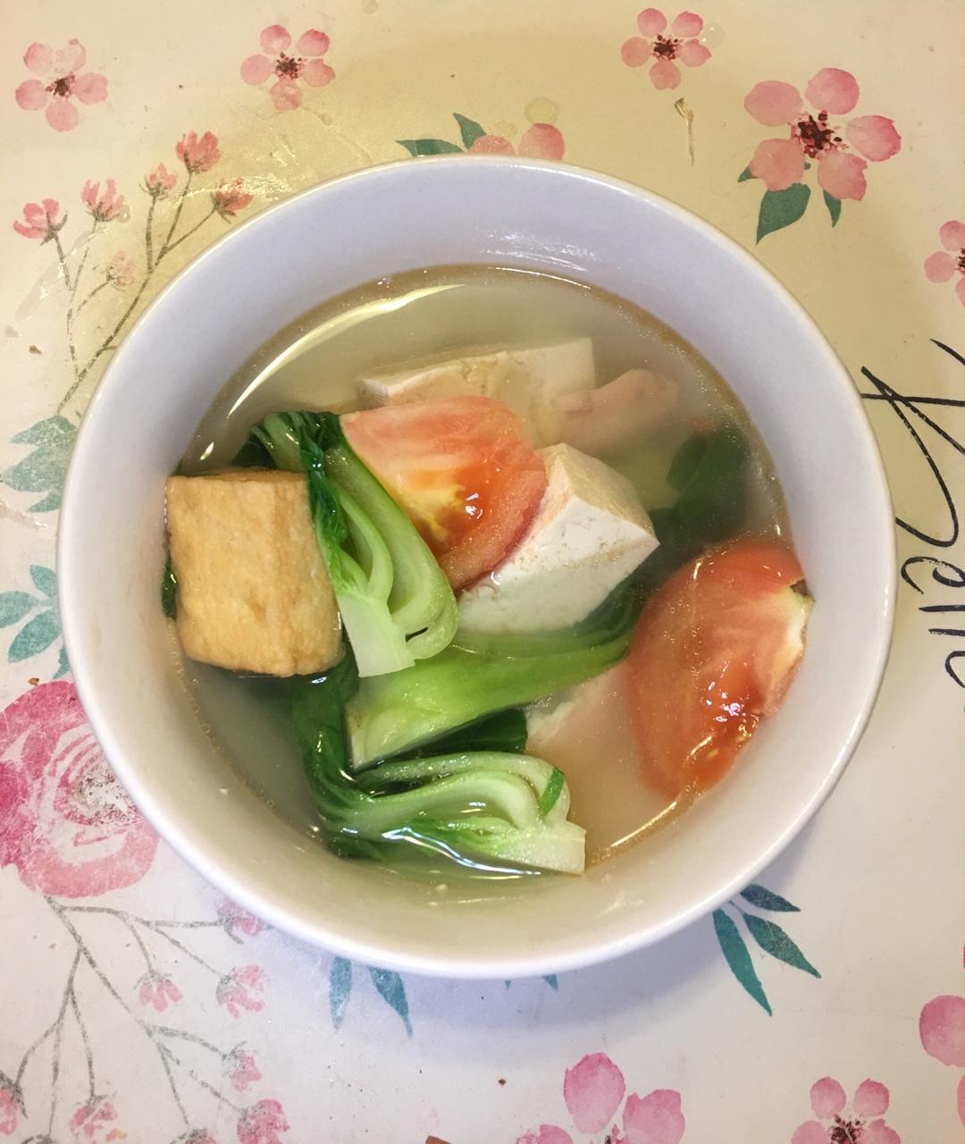 番茄豆腐汤