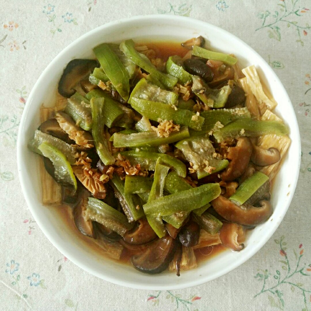 粉丝蒸丝瓜