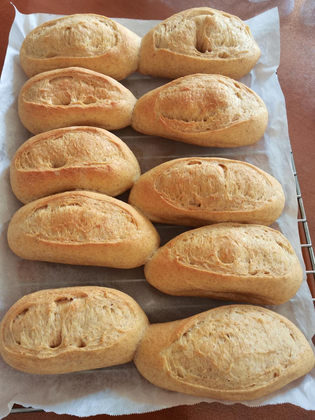 口感非常好的50%全麦主食餐包