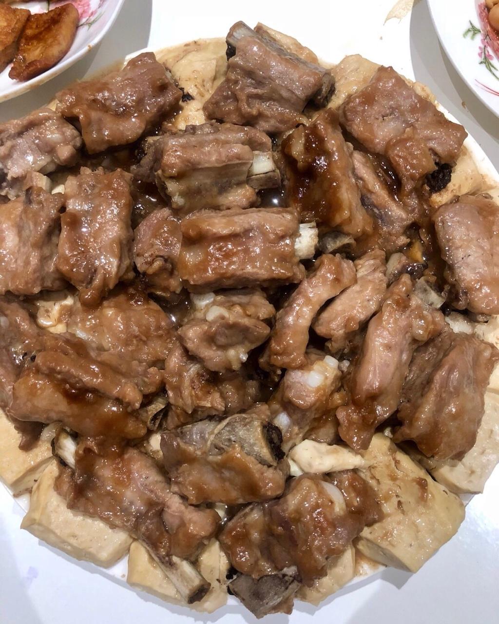 排骨蒸豆腐
