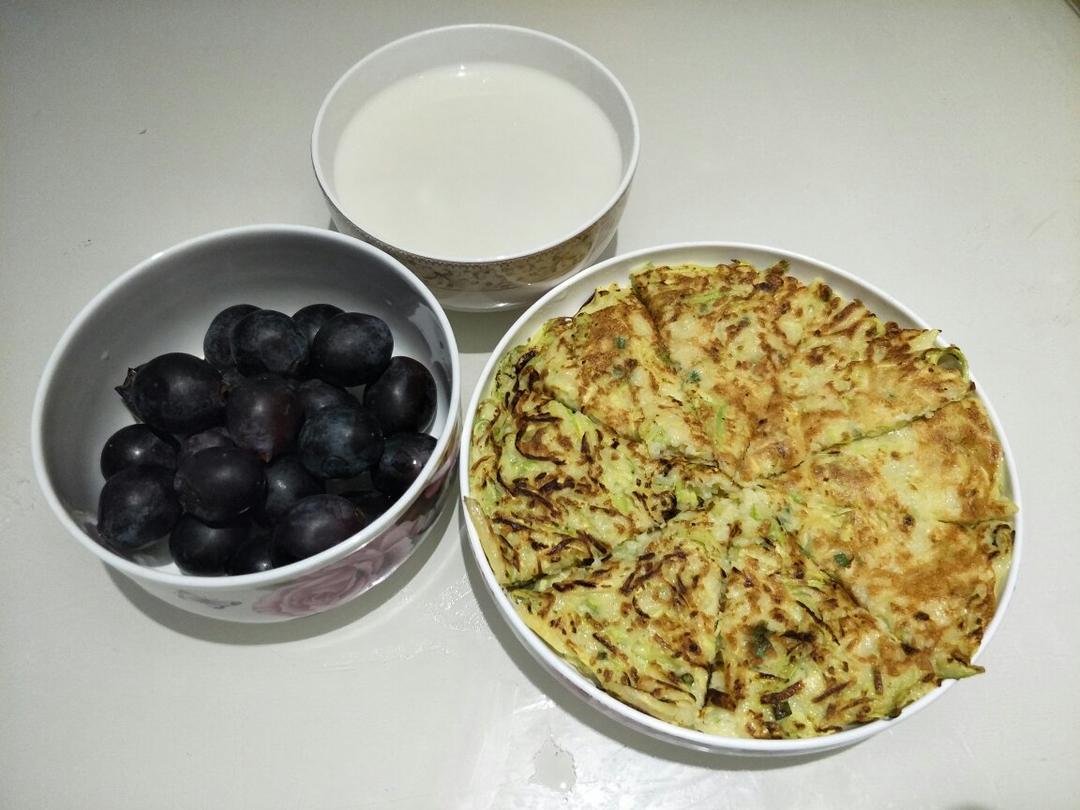西葫芦丝饼