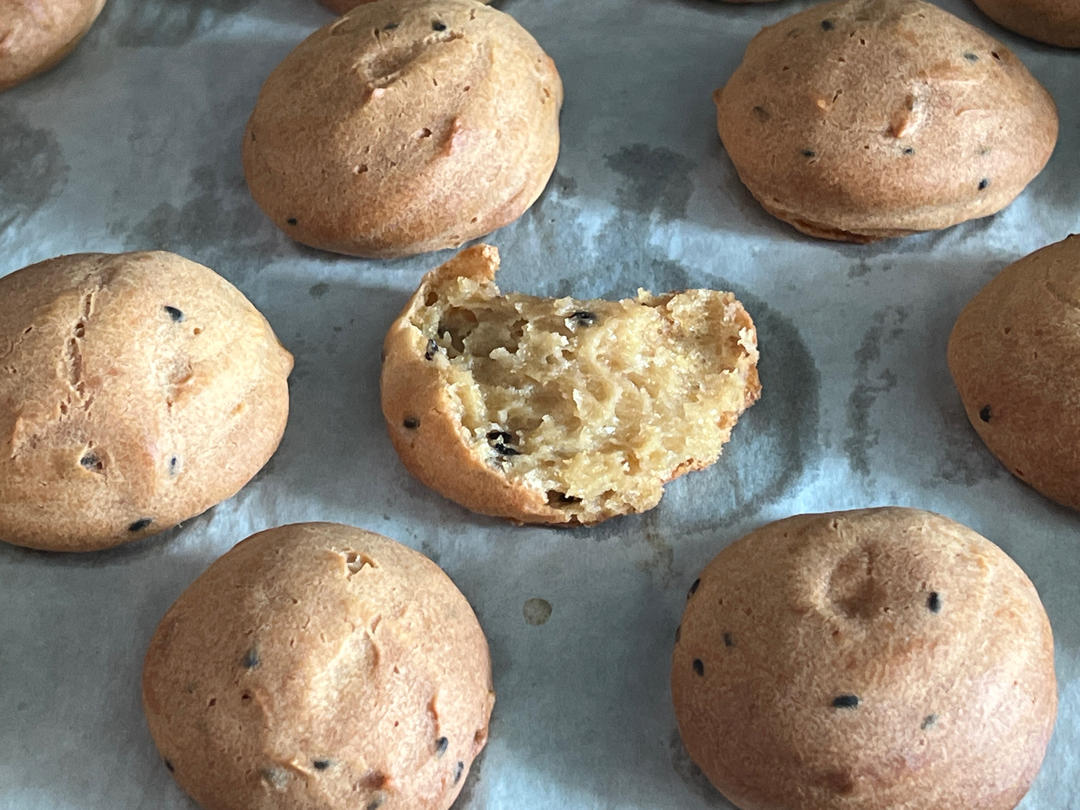 超简单的麻薯包！家里有木薯粉就能做！