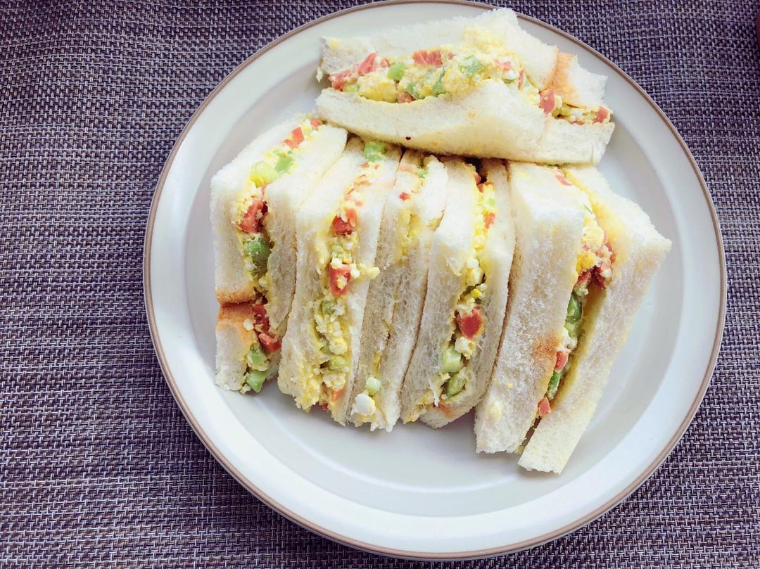 快手美味鸡蛋三明治