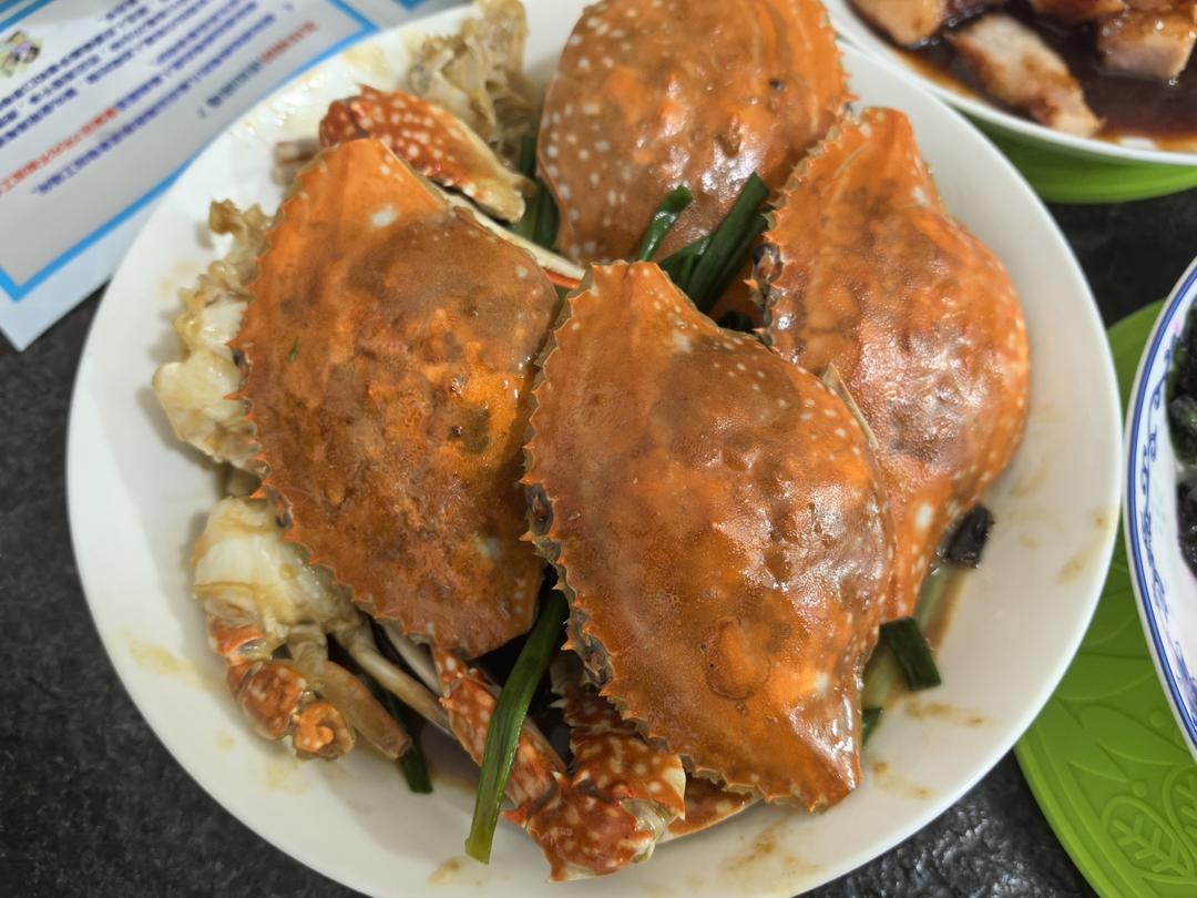 锅气十足🔥姜葱炒蟹