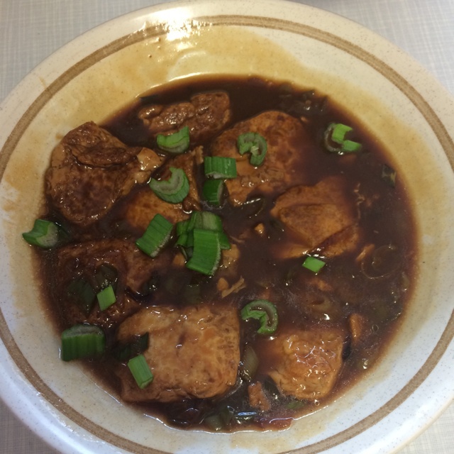 大葱烧豆腐