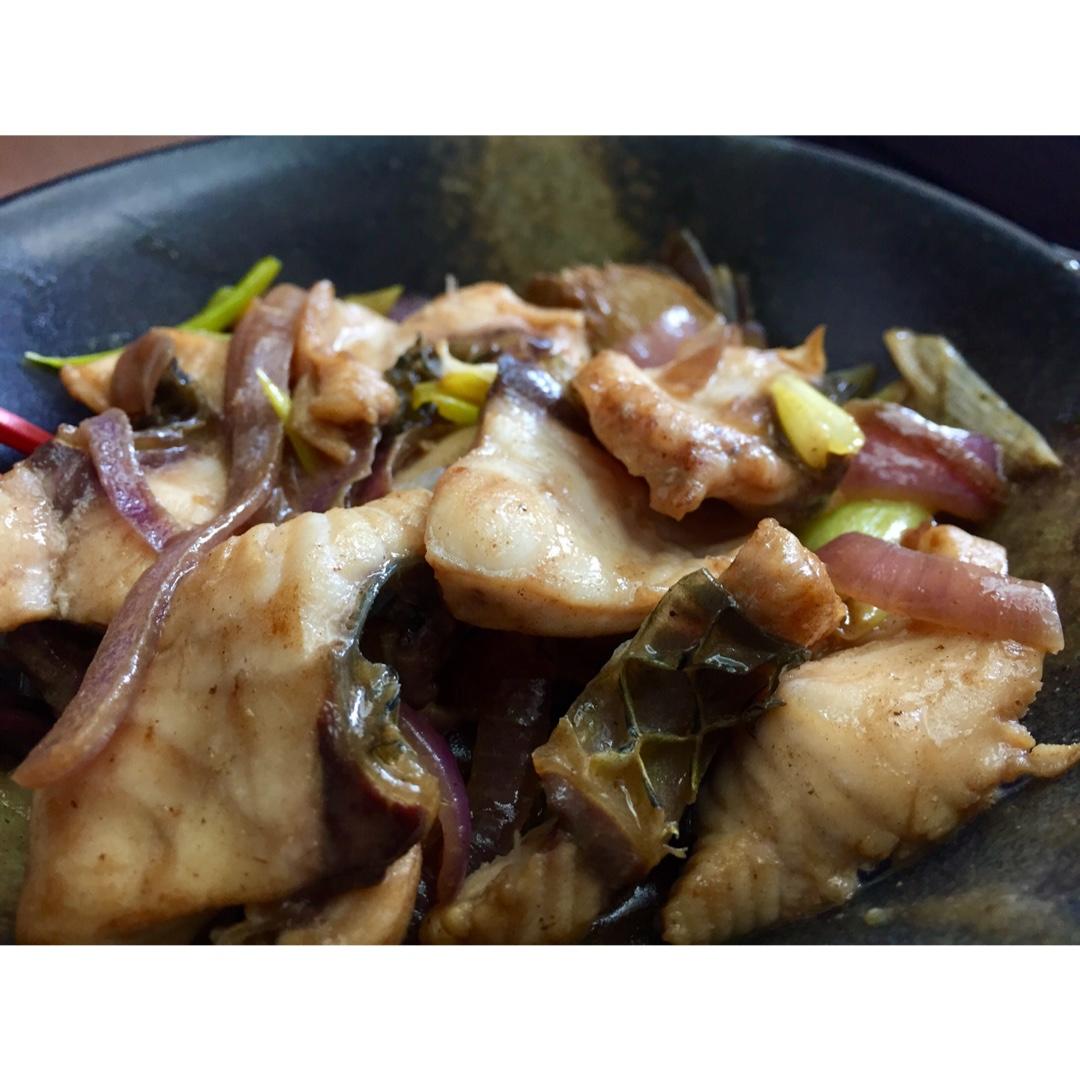 妄想的江婴做的姜葱炒脆肉鲩