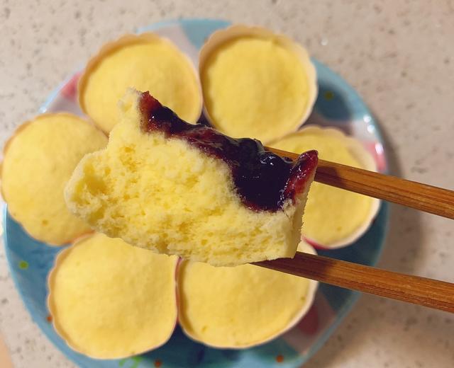 儿童早餐—蓝莓鸡蛋蒸糕的做法