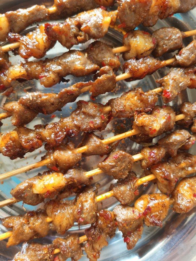 宁妈666做的烤羊肉串烤箱版