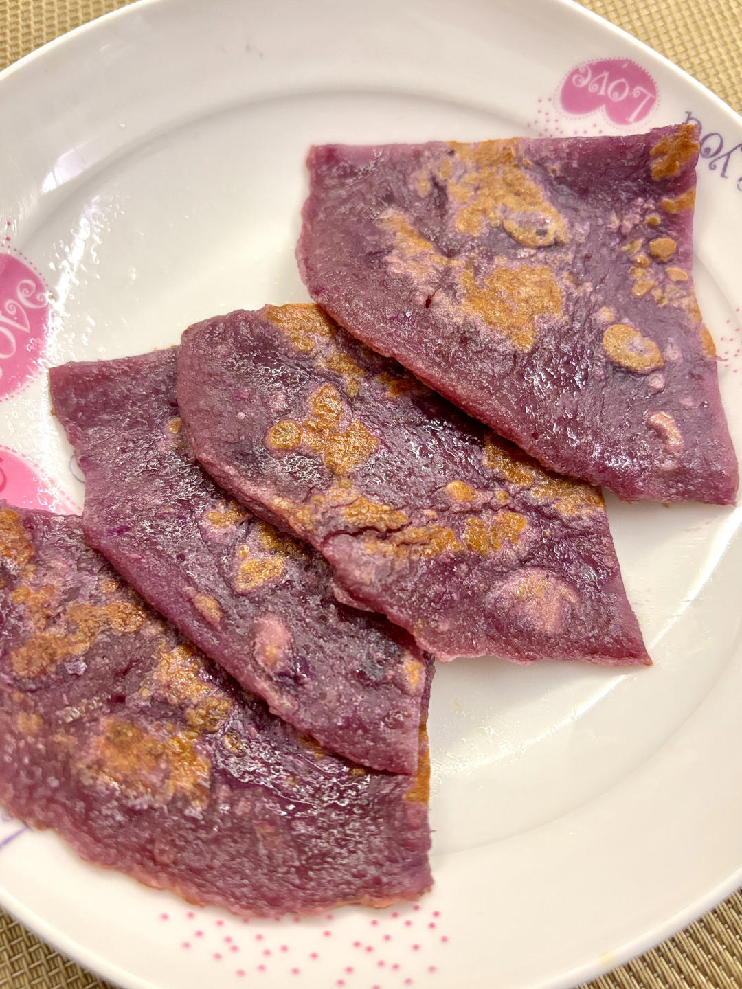 紫薯牛奶饼