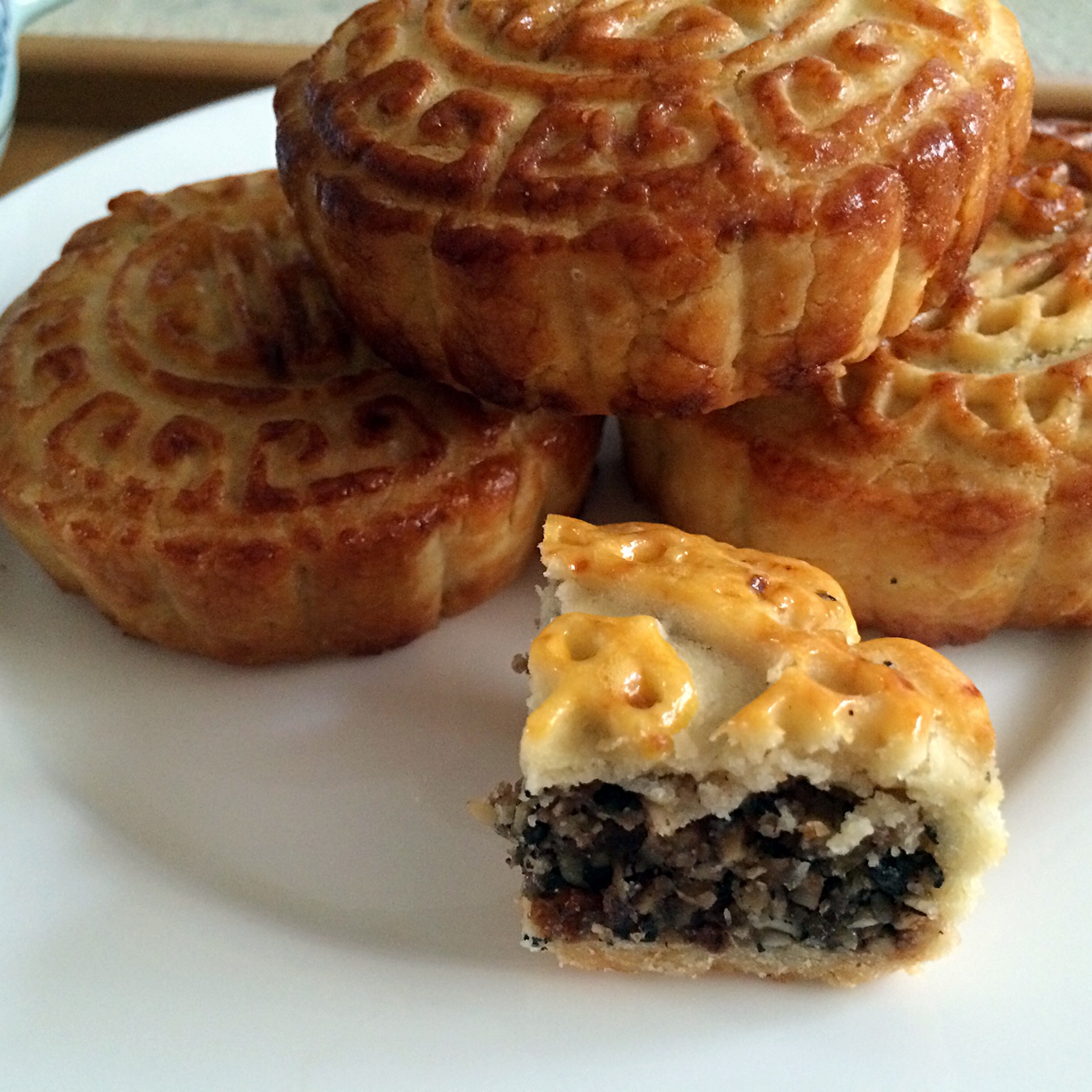 五仁月饼～不用转化糖浆的版本