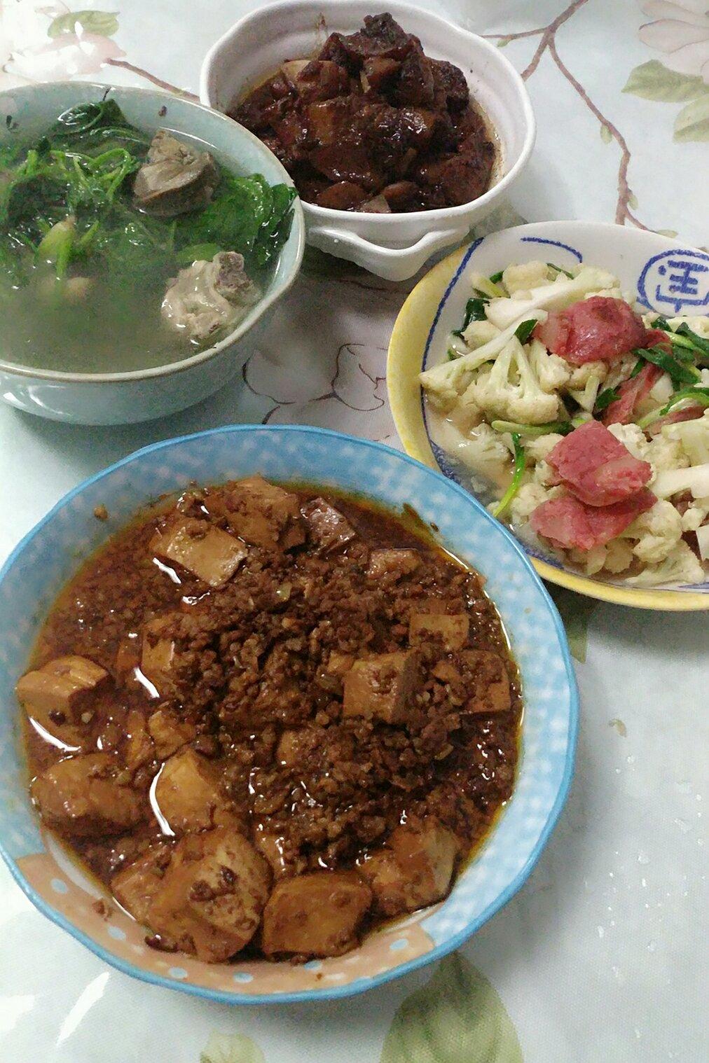 荷花-做的晚餐2017年11月12日