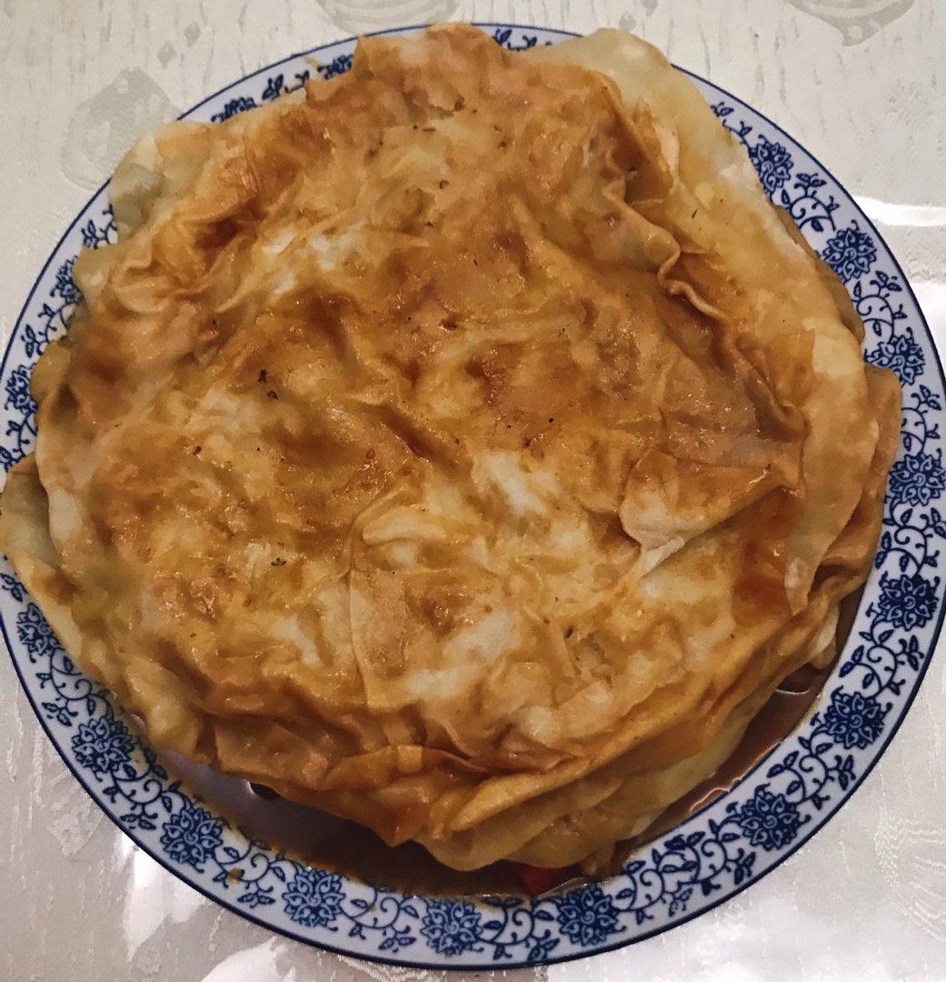 新疆羊肉焖饼