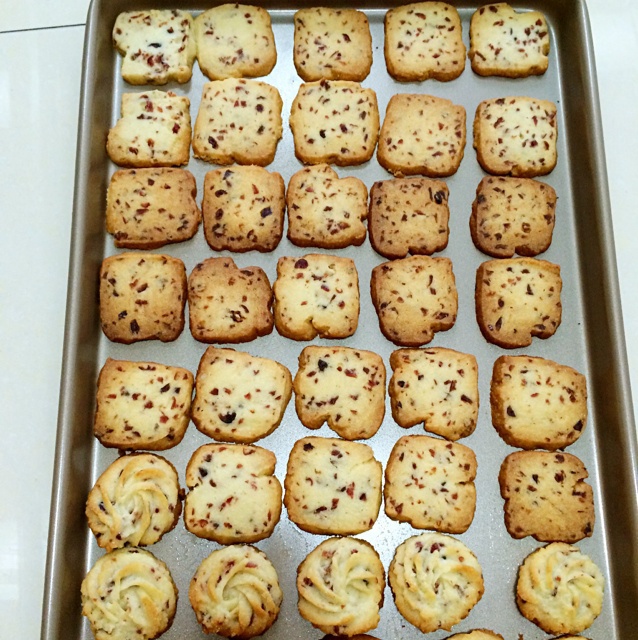 蔓越莓核桃饼干