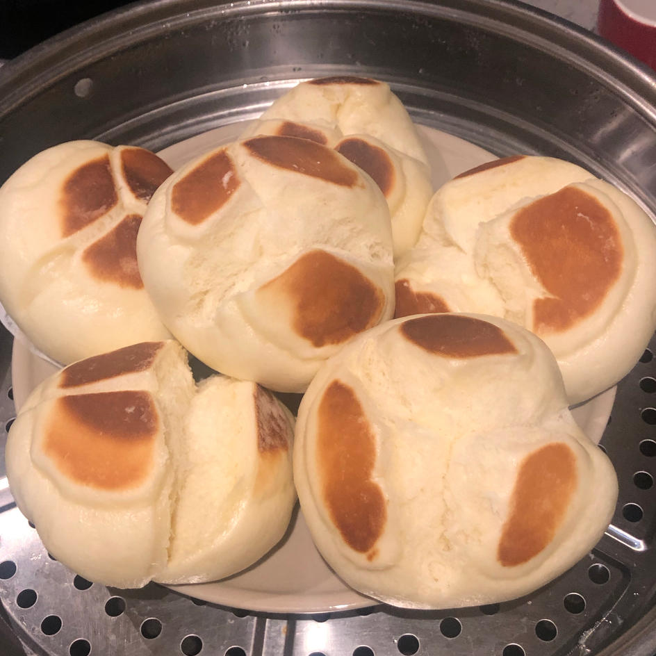 奶香开花大馒头（中式面包）