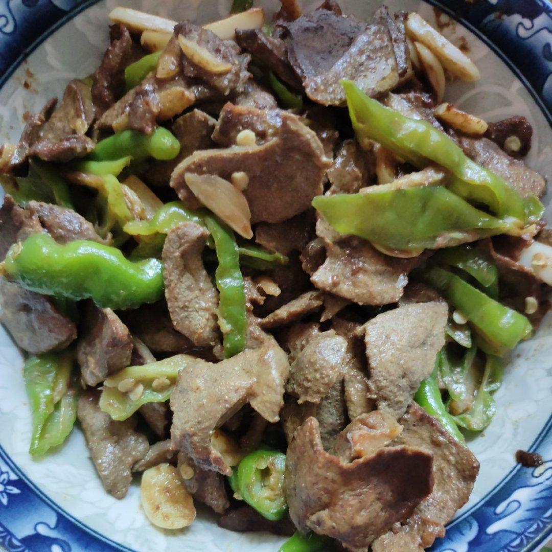 重口味的看过来--爆炒猪肝